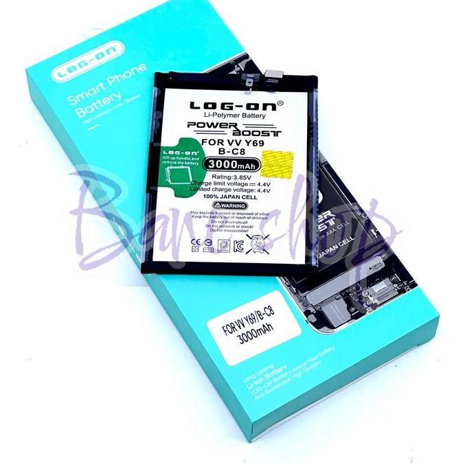 BATERAI LOG ON BC8 UNTUK VIV0 Y69 / B-C8 POWER BOOST DOUBLE POWER BATRE