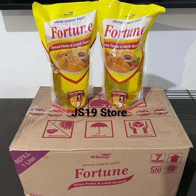 Minyak Goreng Fortune 1 Liter 1 Dus