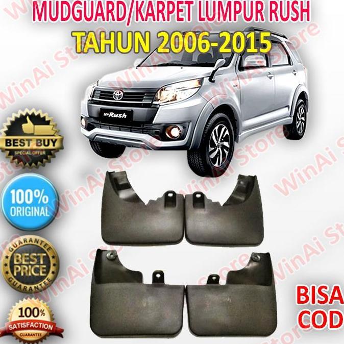 Mud Guard Karpet Lumpur Mobil Rush Terios Lama Old 2004-2011 Harga Khusus