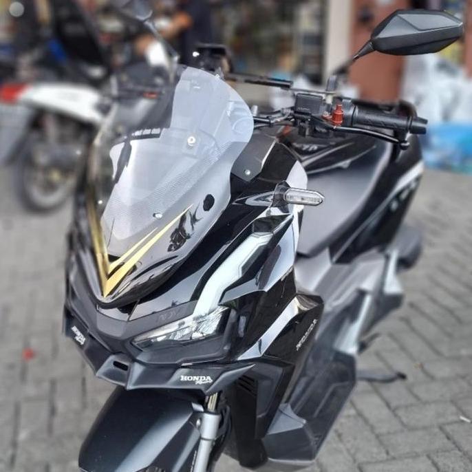 Visor Windshield Adv 160 Adv 150 Black Series Pendek Sporty Model Thailand - Restock