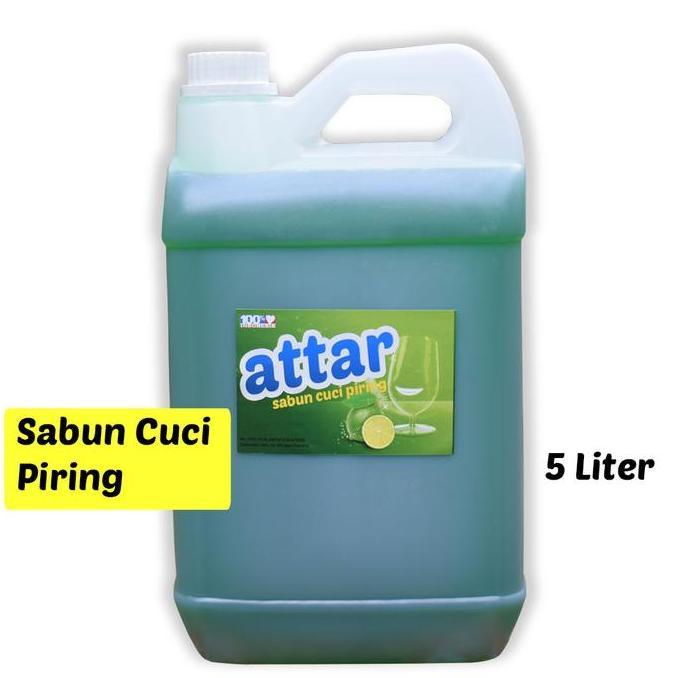 Clrx- Sabun Cuci Piring Attar 5 Liter - Cairan Pencuci Piring