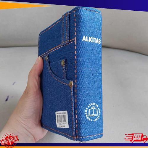 Alkitab Kristen Kecil Sampul TB2 034 Jeans Pocket Terjemahan Baru 2 LAI Anak Mini LAI UNIK