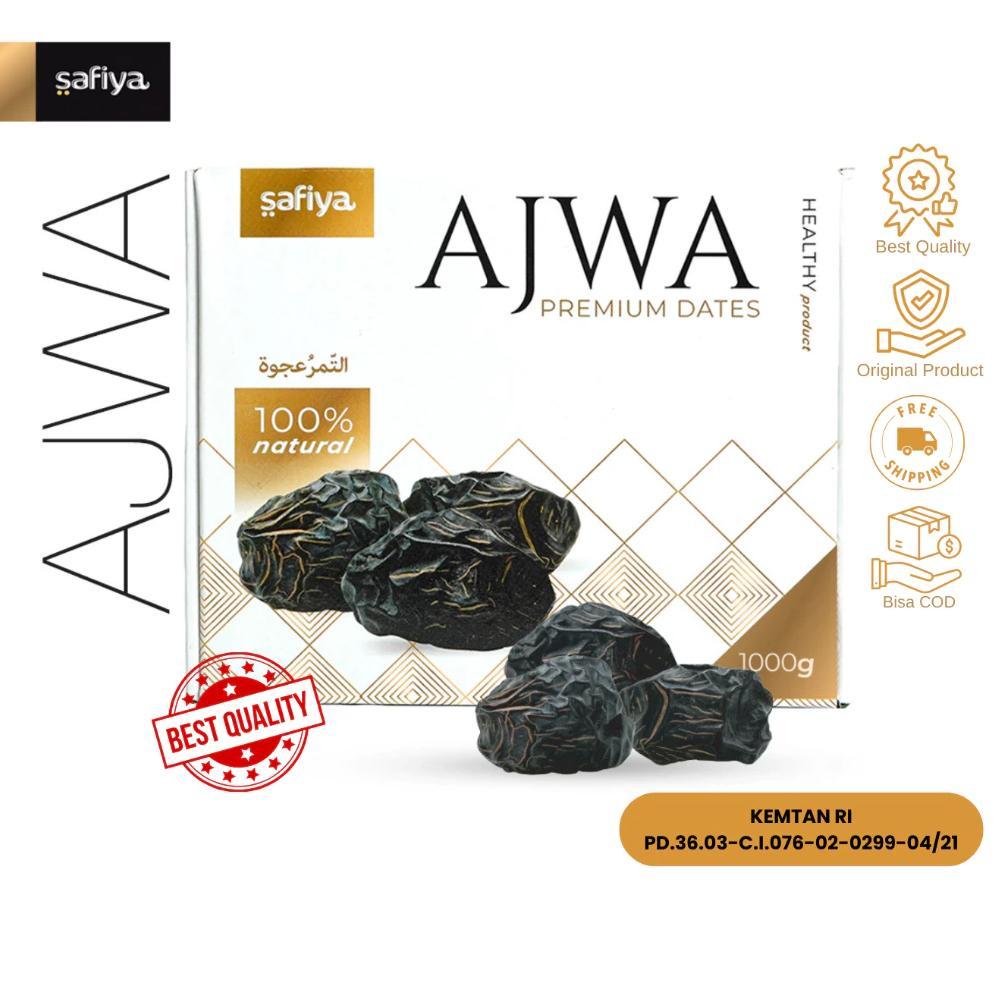 Safiya Kurma Ajwa 1 Kg Kurma Nabi Dates