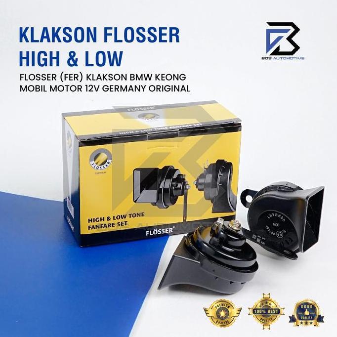 Klakson Keong Mobil Motor Flosser (FER) Klakson BMW Germany 12v Original