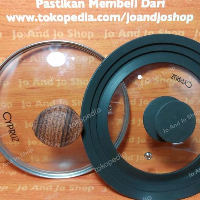 Tutup Kaca Panci Wajan 18Cm