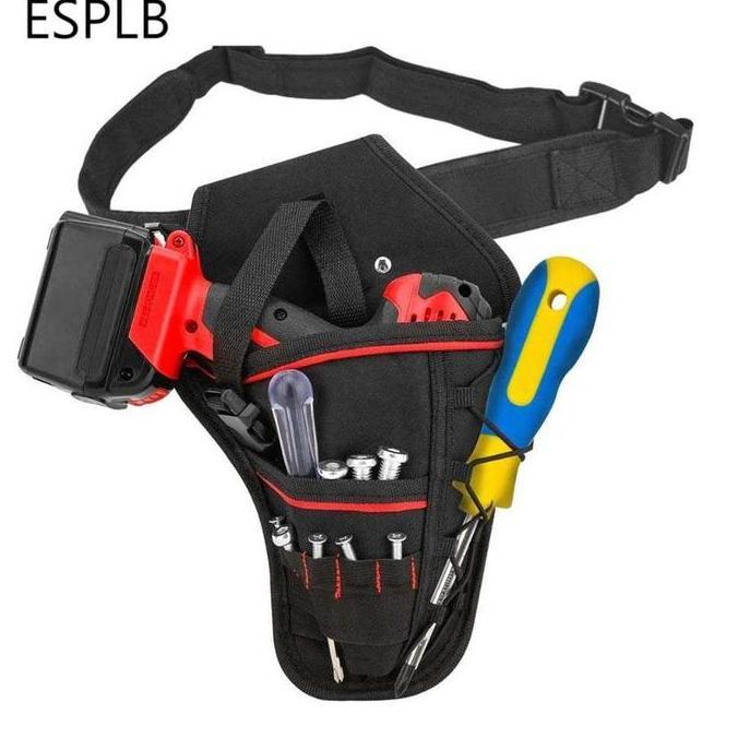 Tas Sabuk Pinggang/Tas Penyimpanan Perkakas listrik Mesin Bor Tool Bag