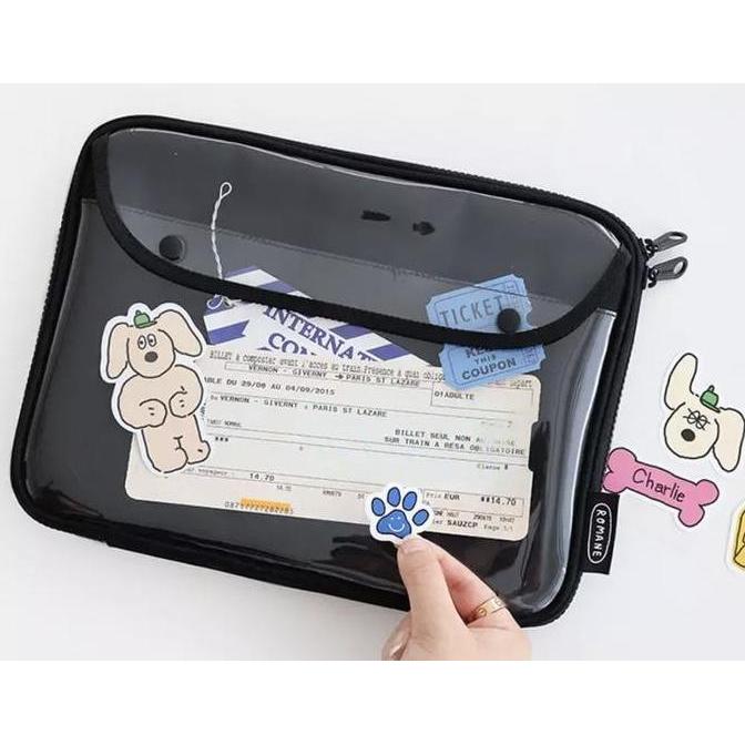 BEBAS ONGKIR - PANACHE Korean Romane Shockproof Ipad Pouch Galaxytab Macbook Bag