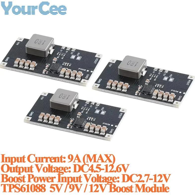 5pcs/1pc TPS61088 DC High Power Lithium Battery Step Up Boost Board Power Supply Module 5V 9V 12V 10