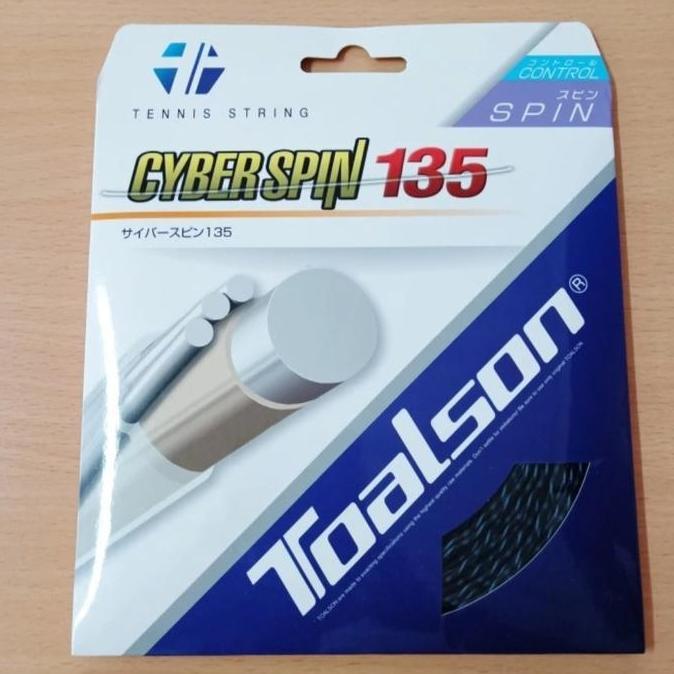 Senar Snar String Tali Raket Racket Reket Tenis Tennis Toalson Cyber Spin Cyberspin 135