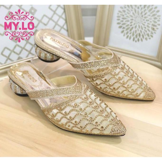 TERLARIS - SALE SANDAL PESTA WANITA SELOP KEBAYA WEDDING MEWAH ELEGAN IMPORT PREMIUM   Shoes  Sendal