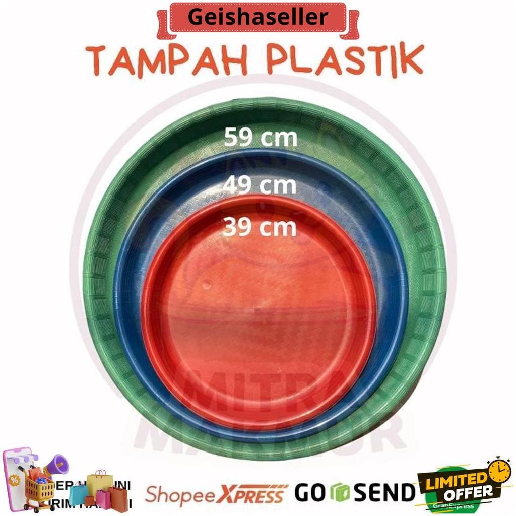 Tampah Bulat Plastik Wadah Nasi Kebuli Wadah Tumpeng Hajatan Cod