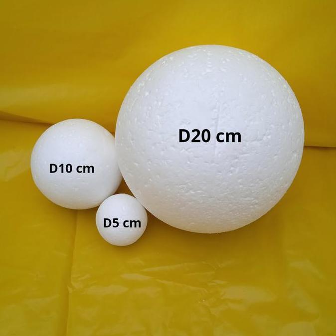 Wkwkw- Bola Styrofoam / Bola Gabus / Styrofoam Bulat/ Sterofoam Bola Gabus