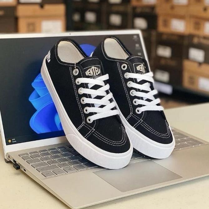 TERMURAH - Sepatu Ventella Alpha Low Black Naturall Sepatu Sekollah Ventella Alpha Kets Cowok-Cewek 