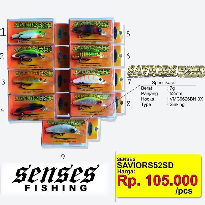 TERMURAH - Lure Senses Saviors 52 SD