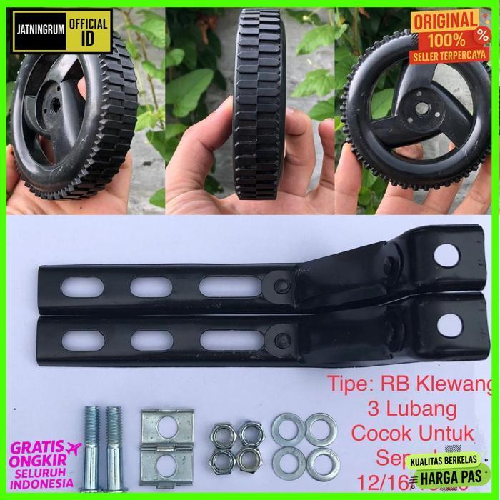 Terlaris Roda Bantu Klewang Training Wheels Sepeda Komplit Siap Pakai