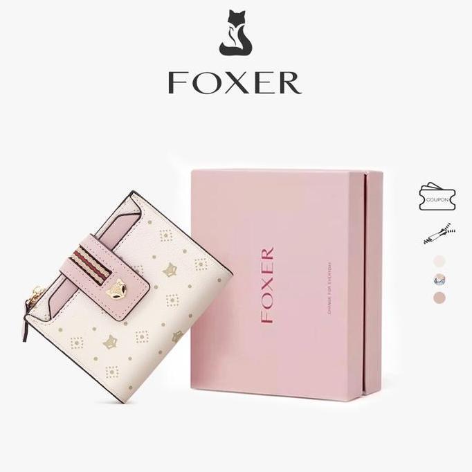 PROMO DISKON - FOXER Dompet Wanita Dompet Lipat Wanita Dompet Wanita Korea Dompet Pendek Dompet Pere