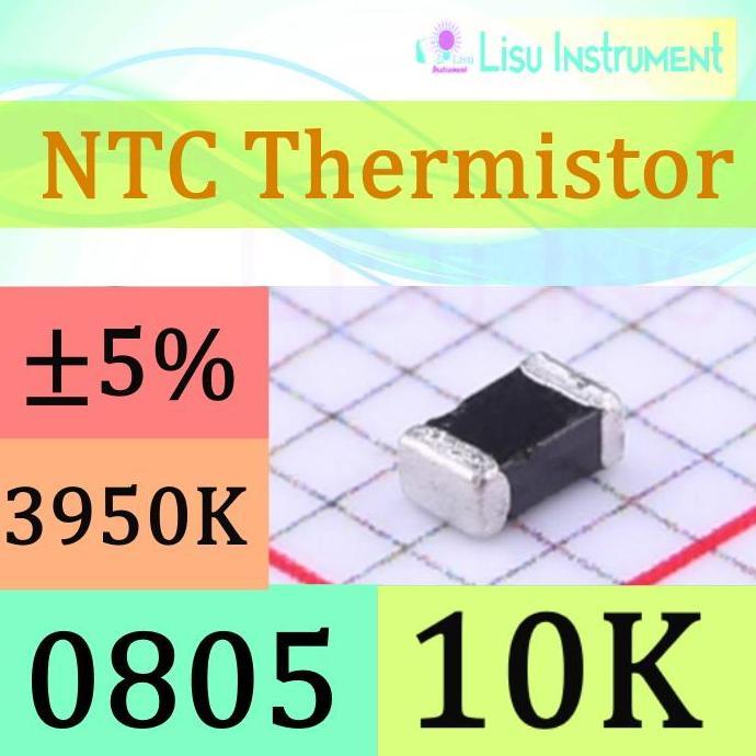 10K 0805 NTC THERMISTOR 5% 3950K@3% TEMPERATURE SENSOR 10K