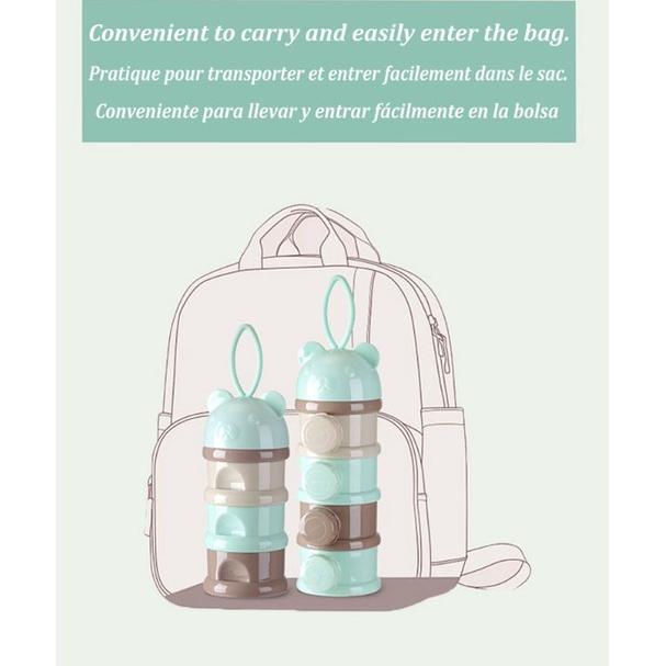 Termurah Tempat Susu Box Susu Bubuk Bayi Cemilan Travelling Bayi Tempat Penyimpanan Susu Snack