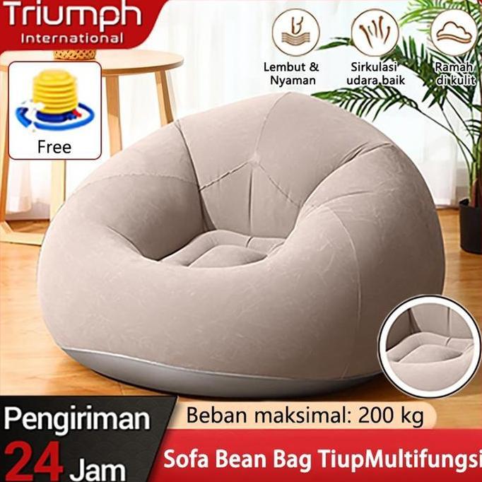 Promo Sofa Santai Angin Sofa Bean Bag Indoor Outdoor Sofa angin beanbag inflatable sofa/Sofa Bean Ba