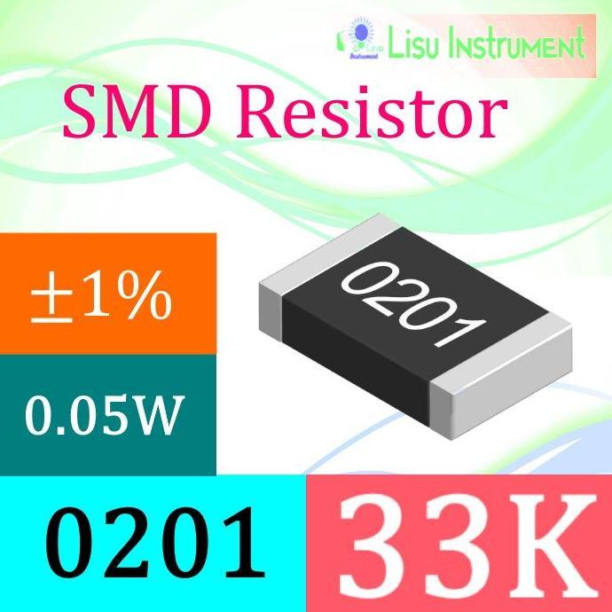 33K 0201 1% THICK FILM RESISTORS SMD CHIP RESISTOR 33K