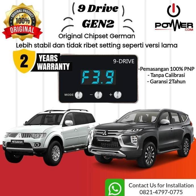 TERBARU - 9 Drive Throttle Controller Accelerator Mitsubishi Pajero Remap