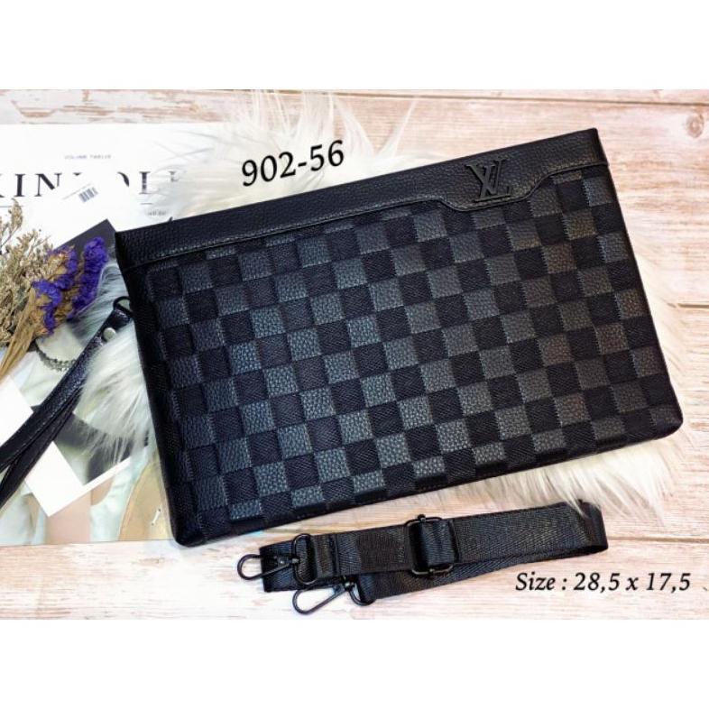 Terbaru Clucthbag/Hand Bag Pria Dan Wanita Import Bahan Waterproof Full Emboss
