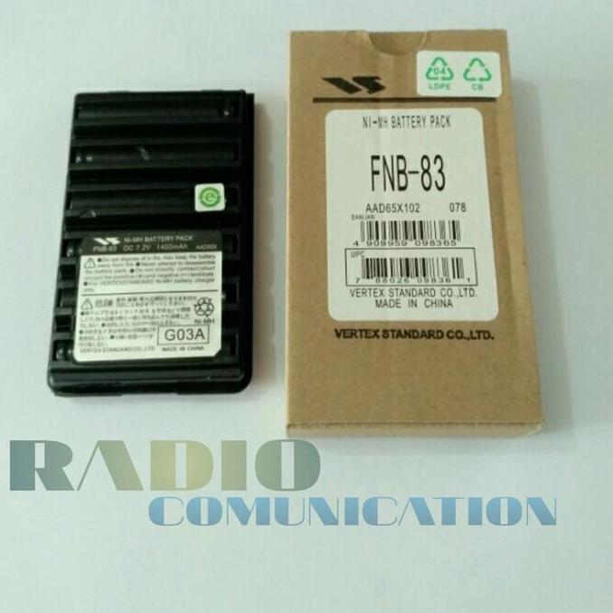 BATTERY HT YAESU FT-250R FT-270R VX-150R FNB-83
