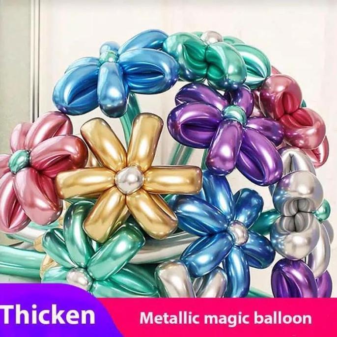 Expert- Balon Latex TWIST CHROME