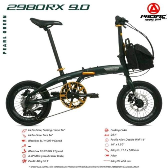 Terlaris Sepeda Lipat Pacific 16 Inc New (Promo)