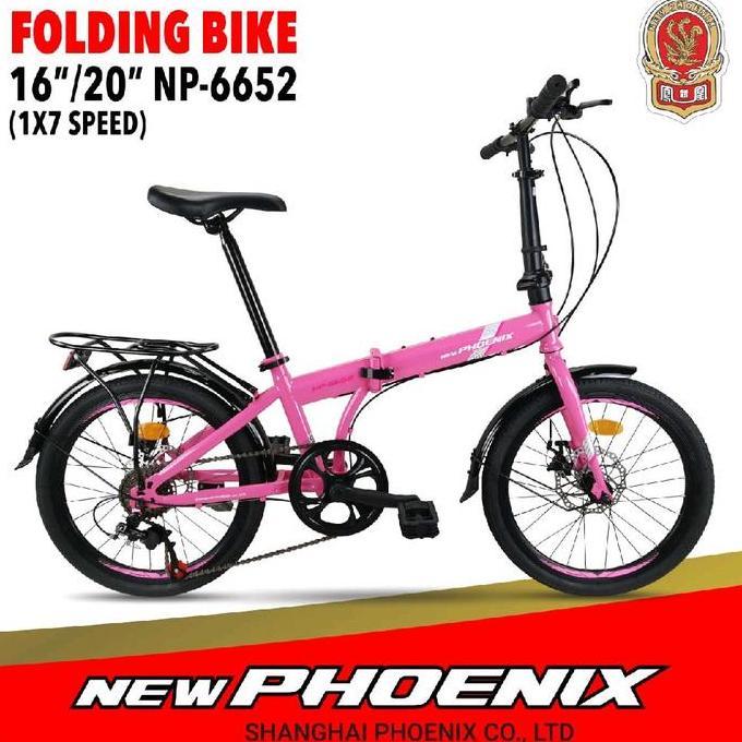 Terlaris Sepeda 20 Lipat New Phoenix 6656 / Phoenix Star / Velion