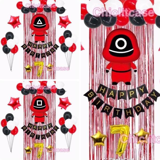 Paket dekorasi ulang tahun / paket birthday mario / balon mario / balon luigi / balon toy story / ba