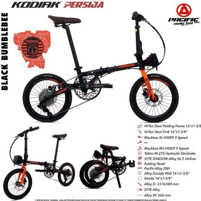 Terlaris Sepeda Lipat Pacific Kodiak Persija 16 Inch