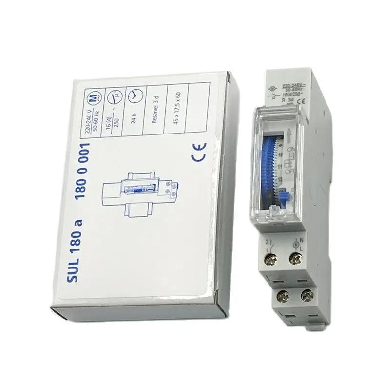 Timer SUL180A Analog Time Relay 24 Hours Mechanical Timer Switch