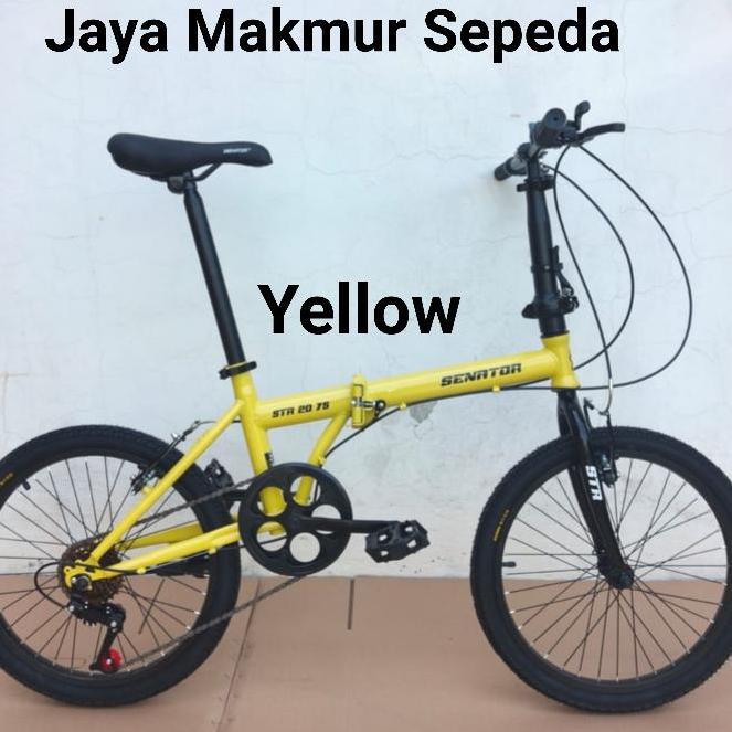 Terlaris Sepeda Lipat 20 Senator Single Sperd