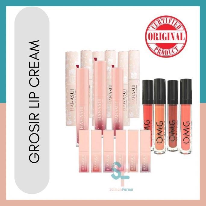 GROSIR LIP CREAM PERLUSIN HANASUI/OMG