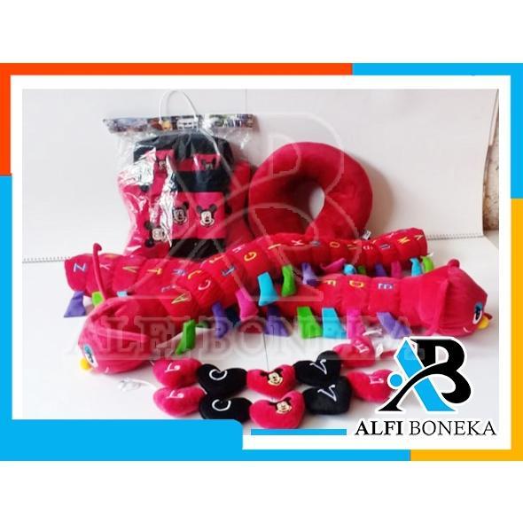 Bantal Mobil Set - Bantal mobil set karakter - Paket Bantal Mobil Set Lengkap - bantal mobil set Pre