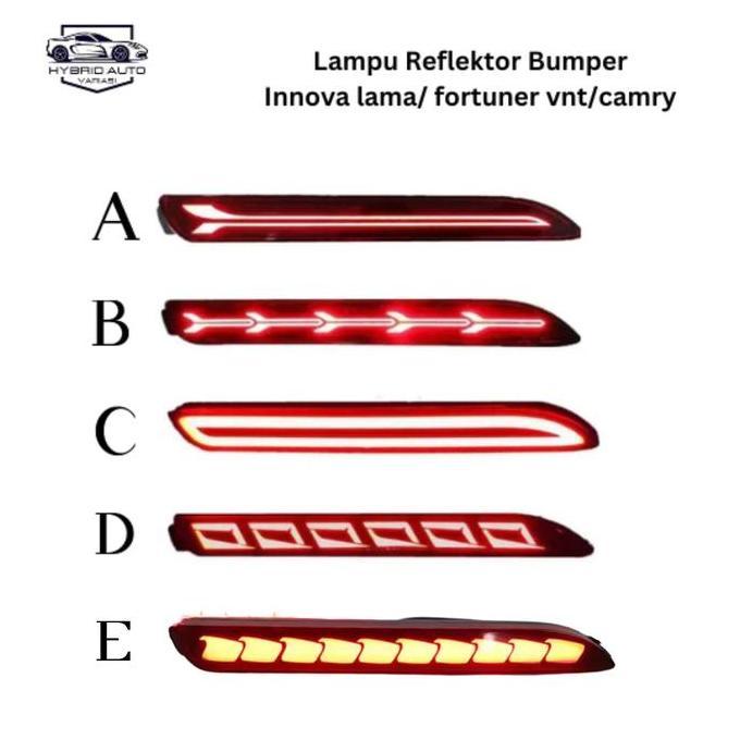 Lampu Reflektor Bumper Innova Lama Old 2008-2015 Fortuner Vnt Camry 2006-2014 Mata Kucing Led Akseso