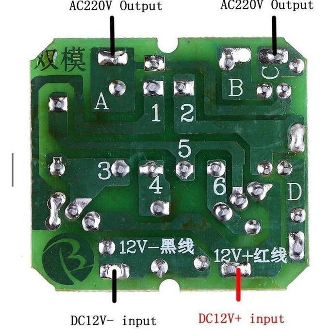 Sungd- Modul Inverter 40W Dc 12V Ke Ac 220V Energy Listrik Solar Power Aki Peralatan