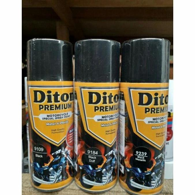 Wutwut- Pilok Pilox Diton Premium Hitam Doff Dop Dof Metalik Black Putih Clear