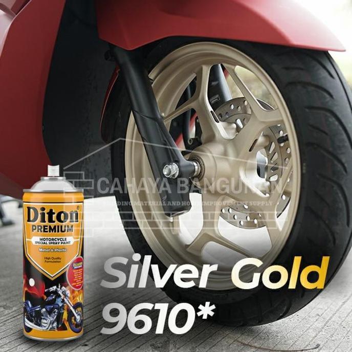 Wutwut- Pilox Diton Premium Silver Gold Cat Gold Velg Colours 9610*