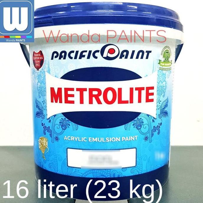 Wutwut- Cat Tembok Metrolite 16 Liter Pail Putih