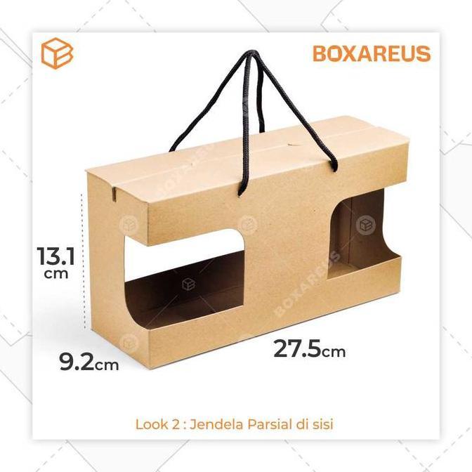 Box Toples Tabung Packaging Hampers Kemasan 3 Jar Silinder | PB139228