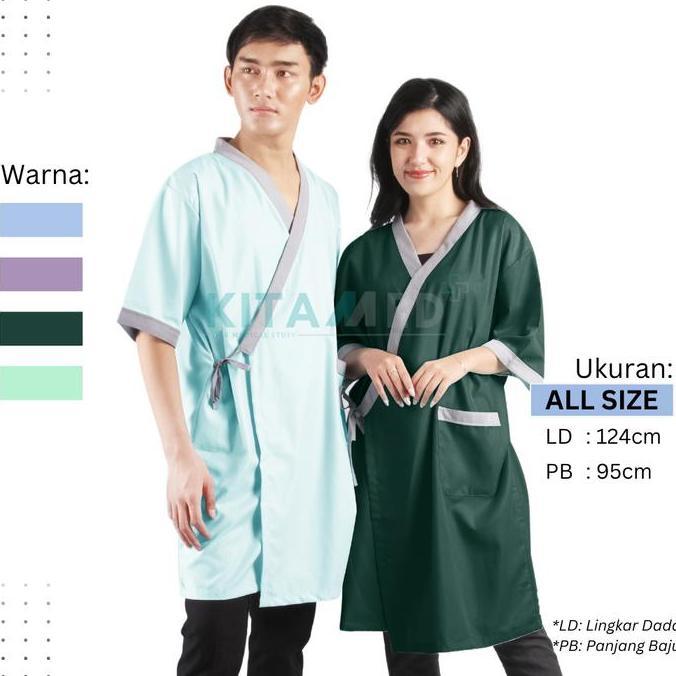 New- Baju Pasien Kimono Baju Rawat Rumah Sakit
