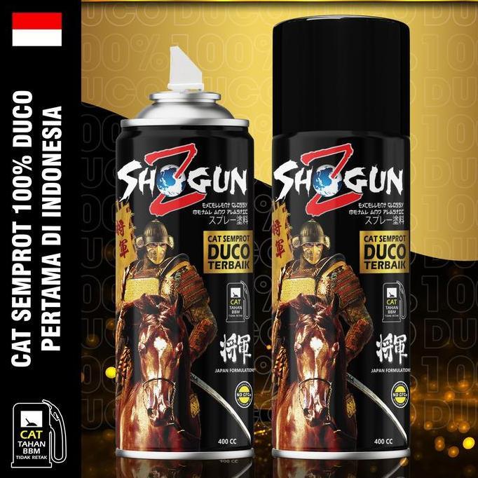 Wutwut- Cat Semprot Motor Shogun Z Paint Epoxy Primer Black 7163 - Warna Dasar Hitam Cat Epoksi Poks