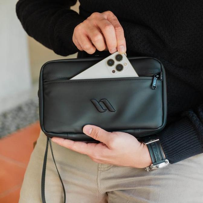 Bag- Hefand - Handbag Pria Aero Clutch Tas Selempang Pria Waterproof