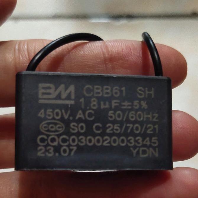 kapasitor kipas angin sanex 1.8uf RESTOCK