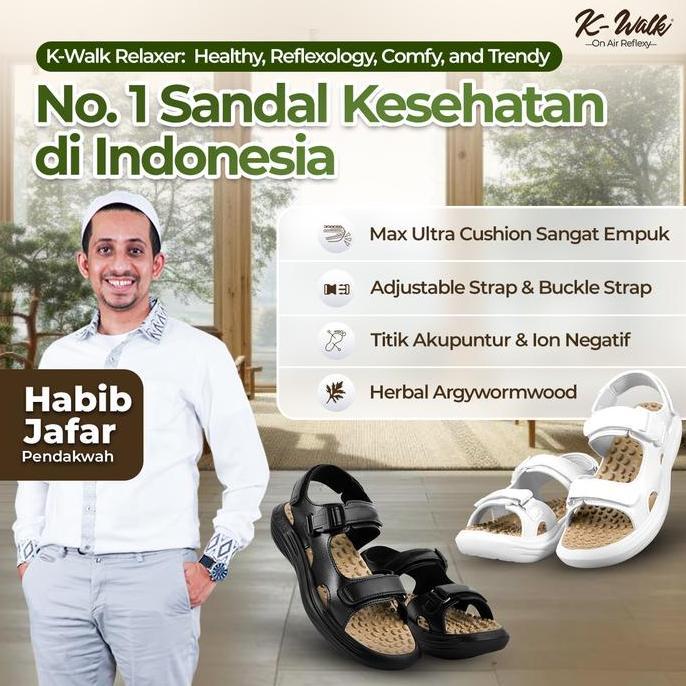 New- Sandal Kesehatan & Refleksi Kozuii K-Walk Relaxer Sandal Kesehatan