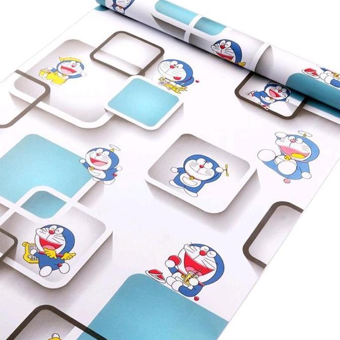 Promo Wallpaper Dinding Doraemon 3D Kertas Diskon