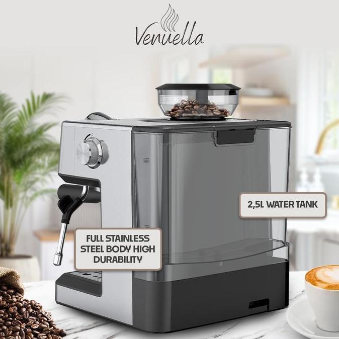Kit- Mesin Kopi Espresso Semi Commercial Dominico 1 -  Venuella Double Boiler Espresso Machine