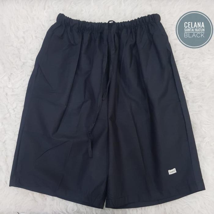 (Best Saller) Celana Pendek Selutut Katun Wanita Celana Santai Selutut Jumbo Wanita Bestseller